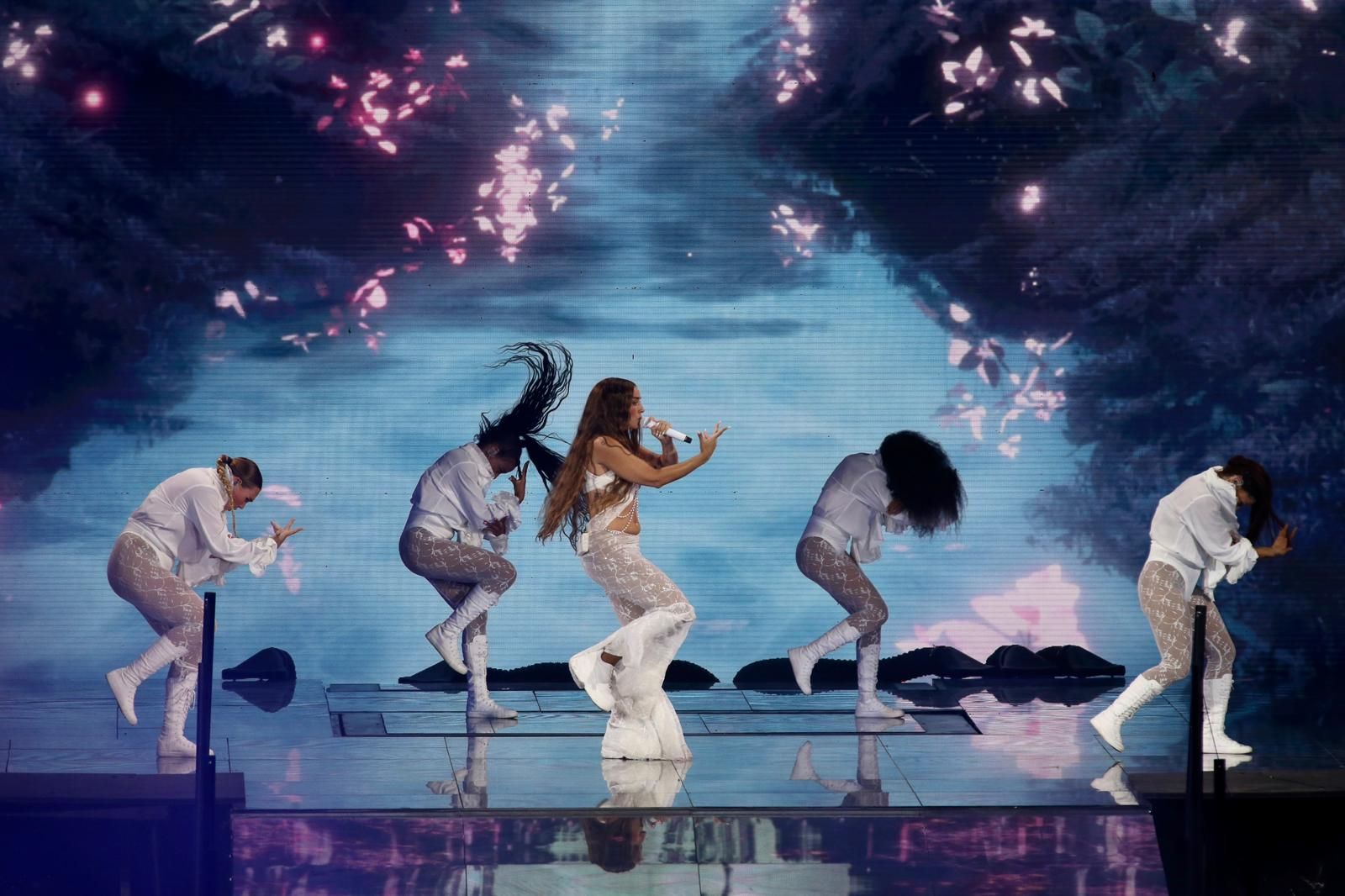 Concierto de Lola Índigo en el estadio de la Cartuja