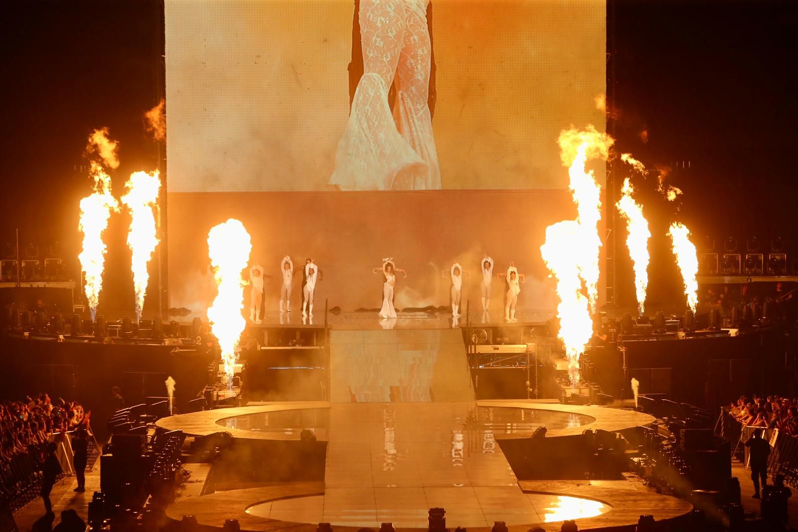 Concierto de Lola Índigo en el estadio de la Cartuja