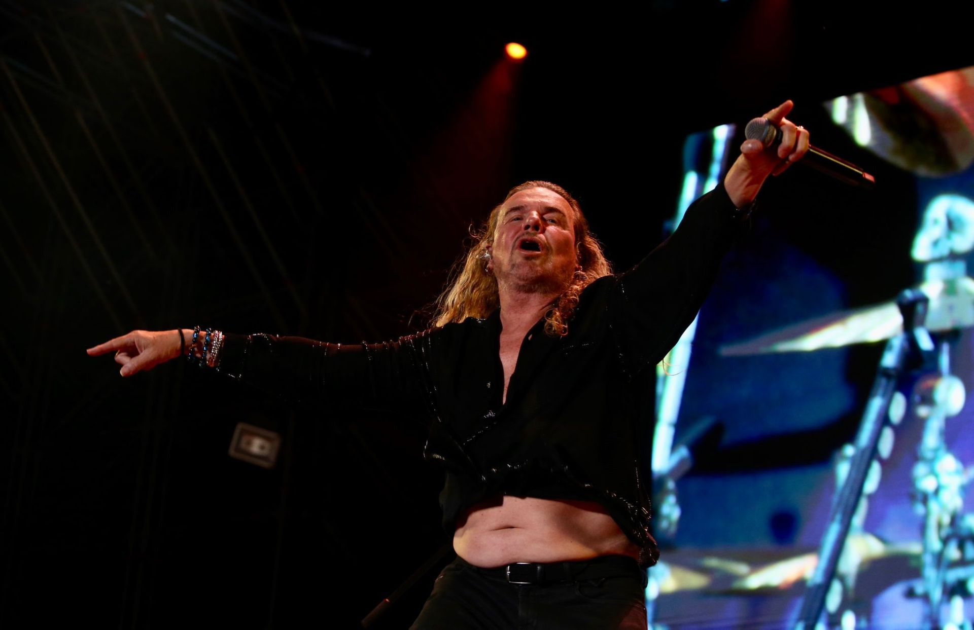 Actuación del grupo mexicano Maná, en la noche de este domingo en Sevilla