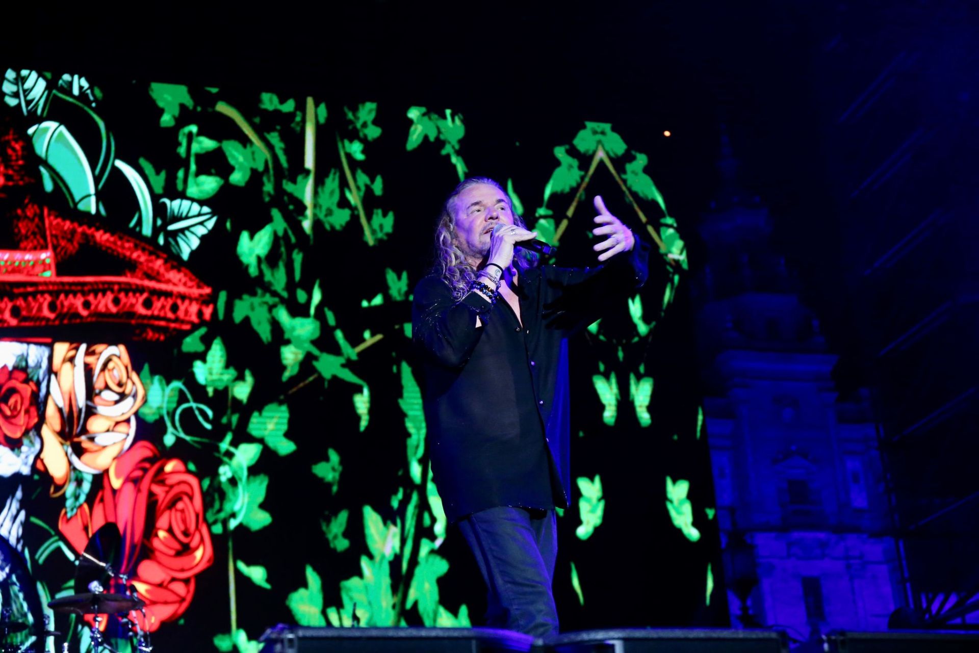 Actuación del grupo mexicano Maná, en la noche de este domingo en Sevilla