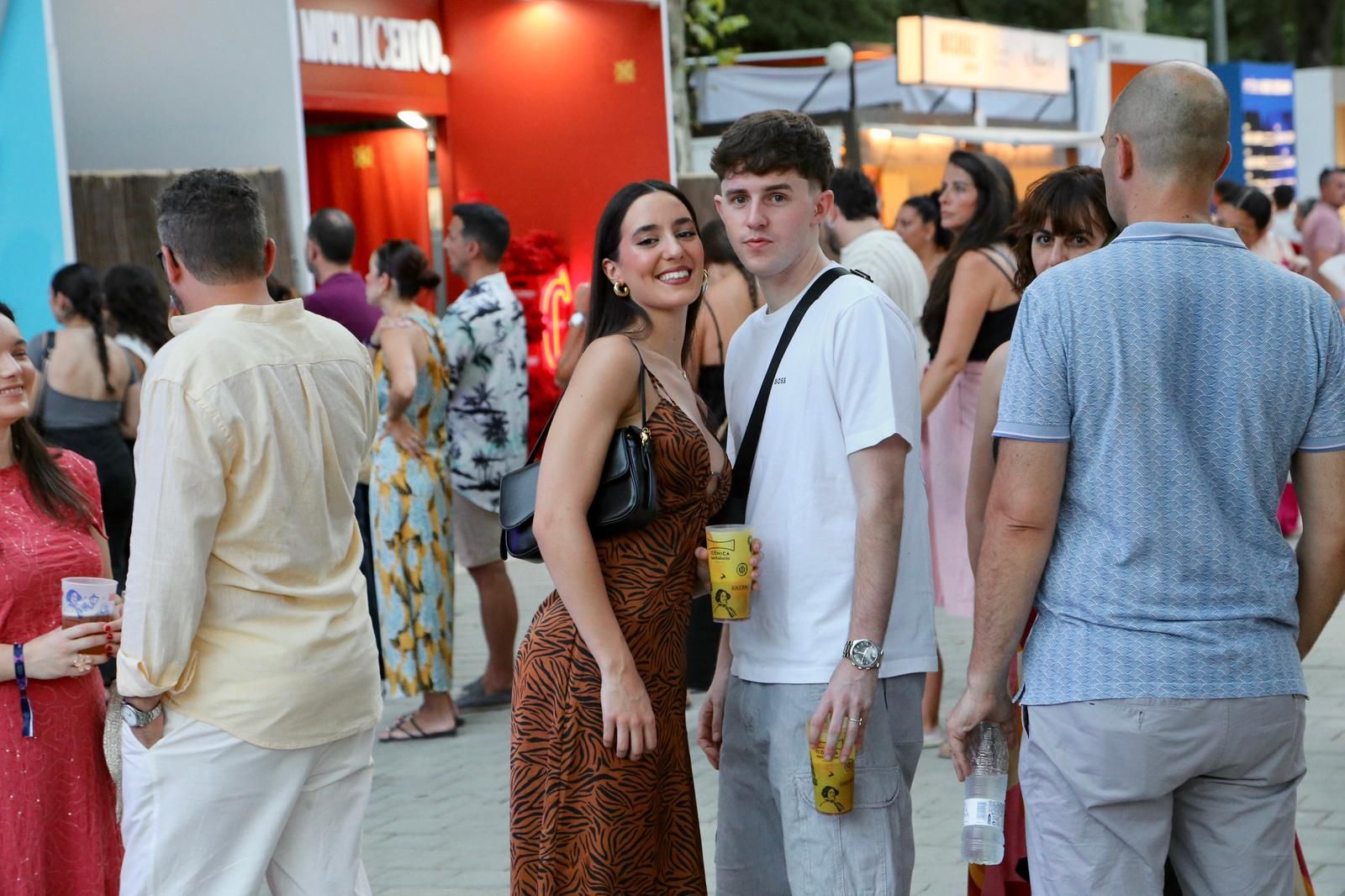 Ambiente en la Plaza de España
