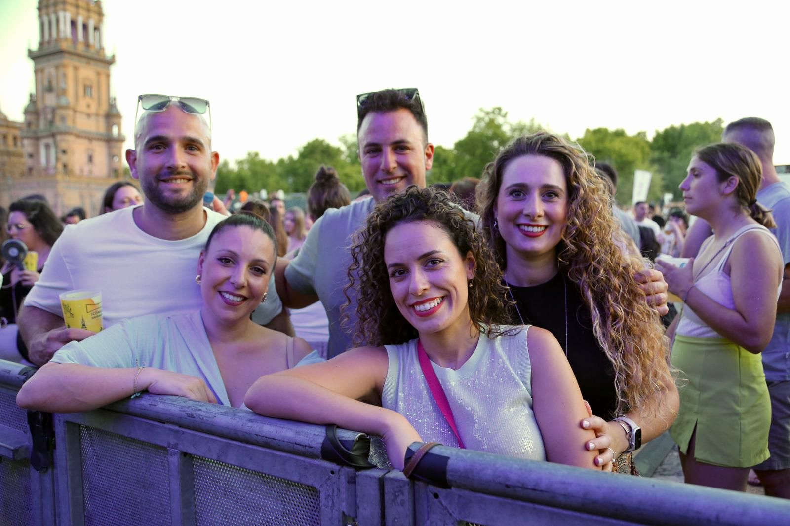 Ambiente en la Plaza de España