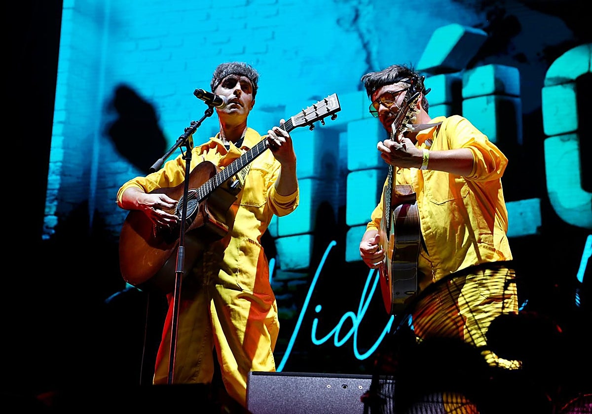 Un instante del concierto de Antílopez