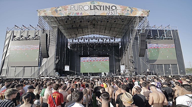 Ambiente en el festival Puro Latino