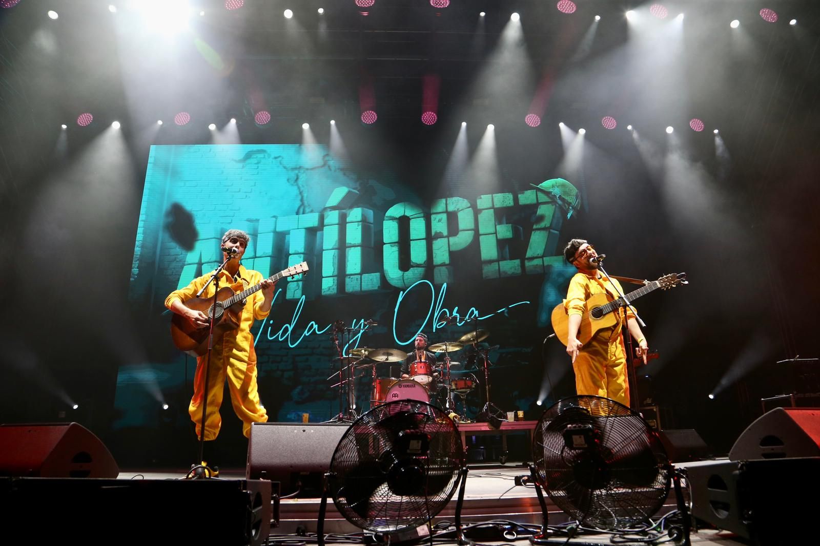 Un instante del concierto de Antílopez