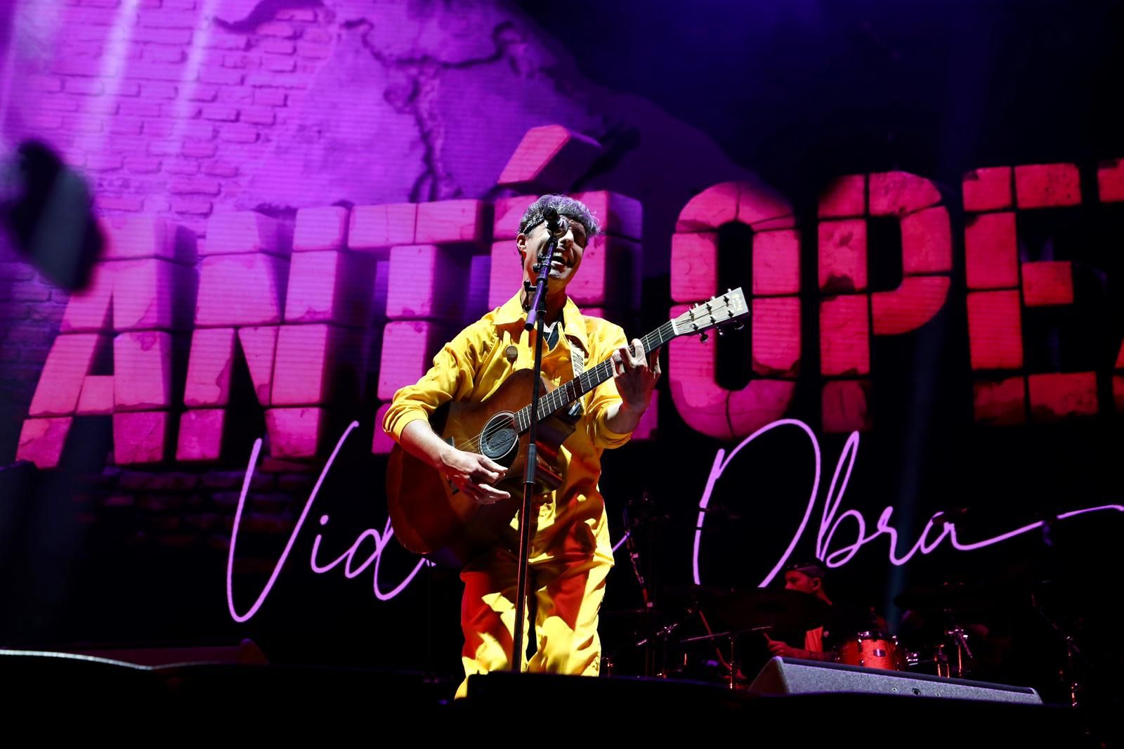 Un instante del concierto de Antílopez