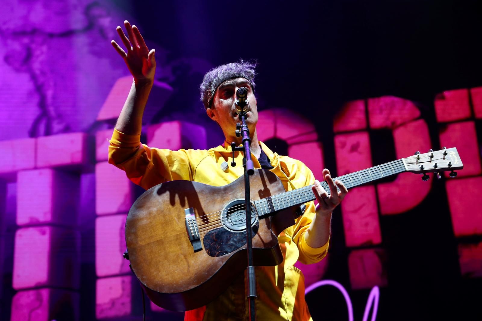 Un instante del concierto de Antílopez