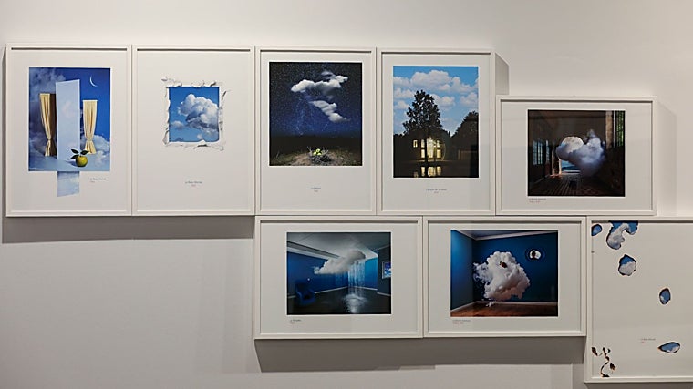 La delegada de Turismo y Cultura, Angie Moreno, inaugura la exposición 'Otra Taxonomía de las Nubes' de Dionisio González