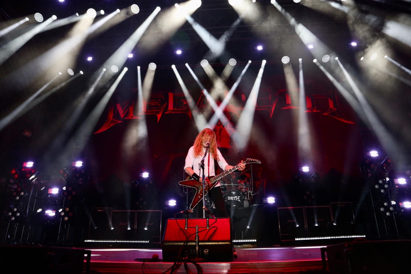 Concierto de Megadeth en la Plaza de España