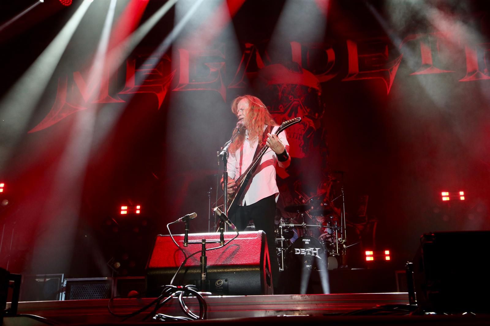 Concierto de Megadeth en la Plaza de España