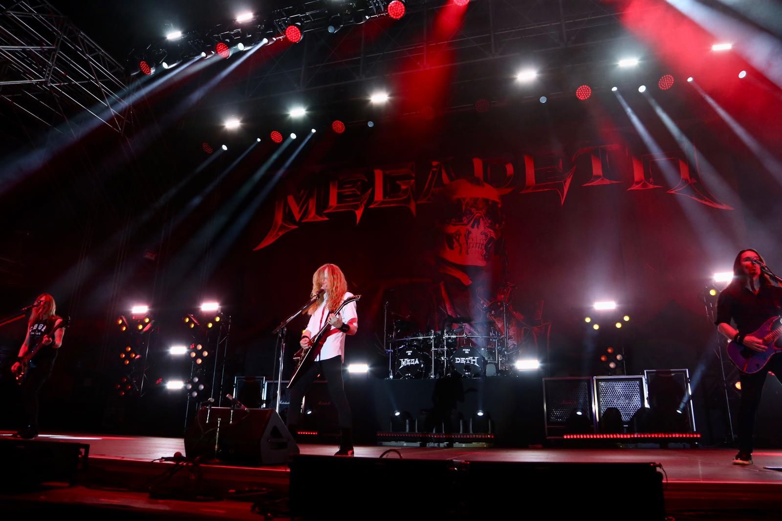 Concierto de Megadeth en la Plaza de España