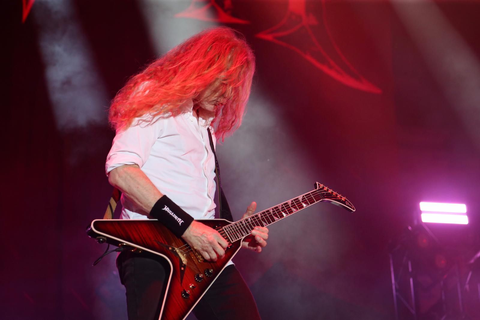 Concierto de Megadeth en la Plaza de España