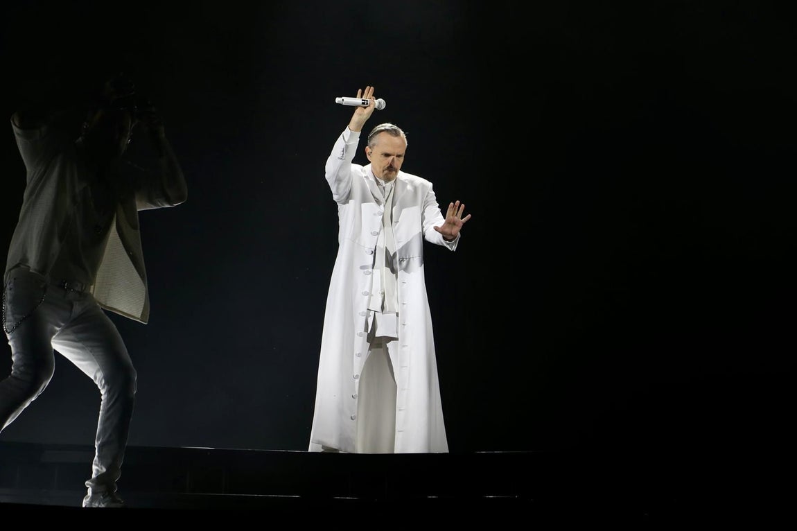 Concierto de Miguel Bosé en la Plaza de España