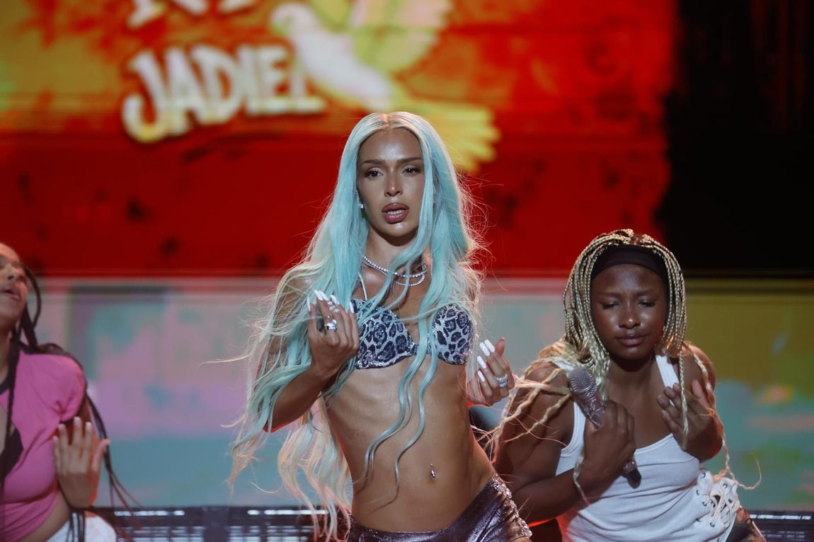 Bad Gyal en plena actuación