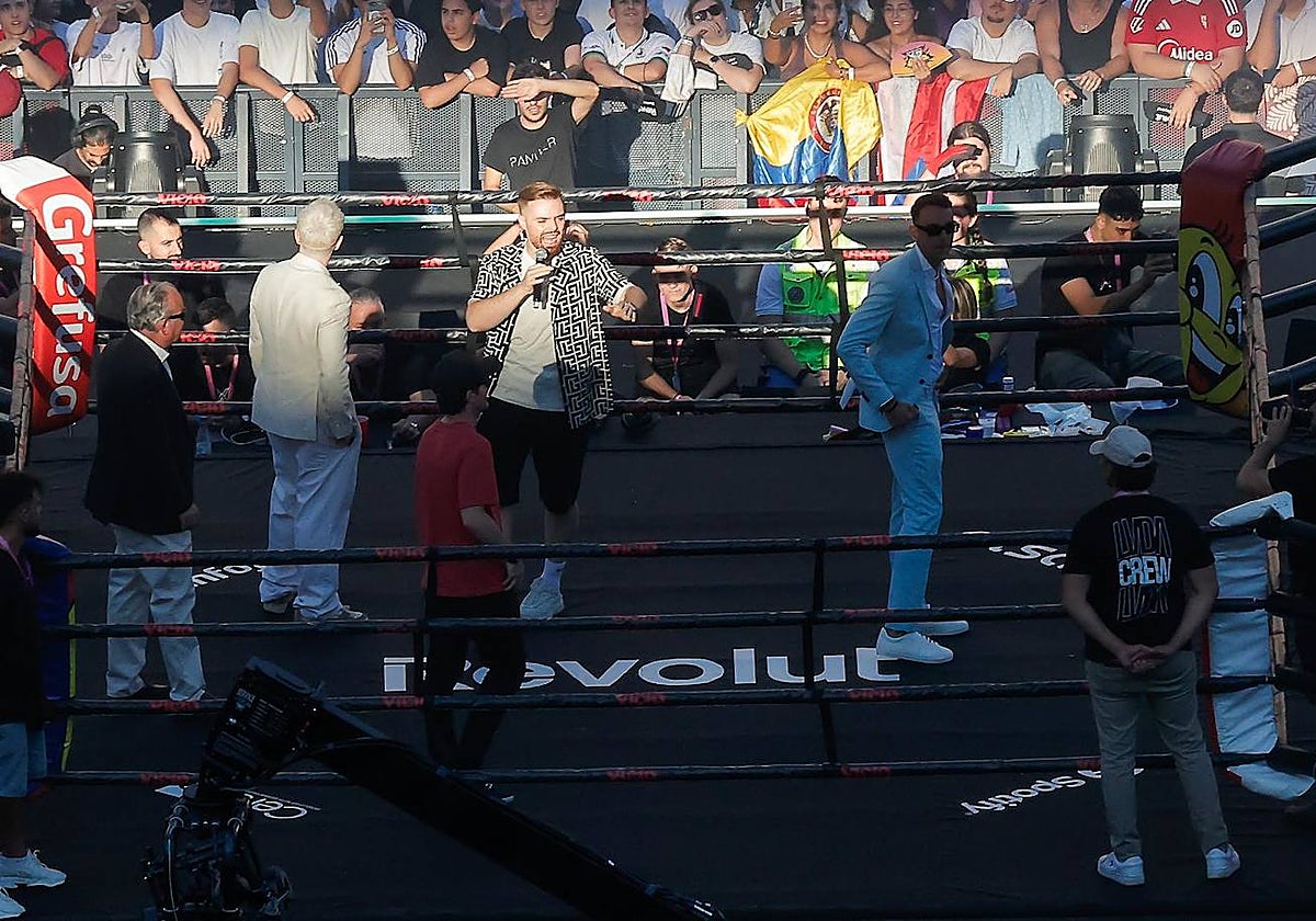 Ibai Lanos en el Estadio de la Cartuja en 'La Velada del Año 5'