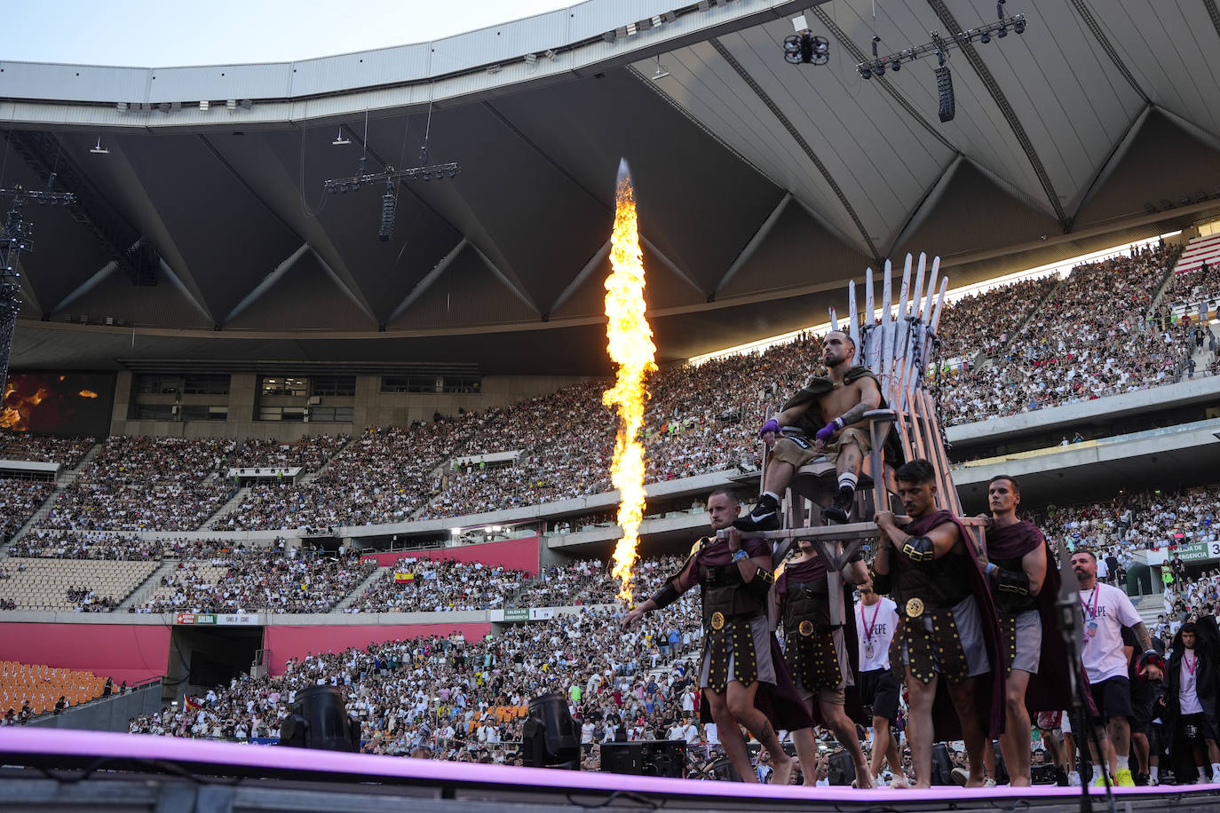 Pereira7 en 'La Velada del Año 5' en el Estadio de la Cartuja