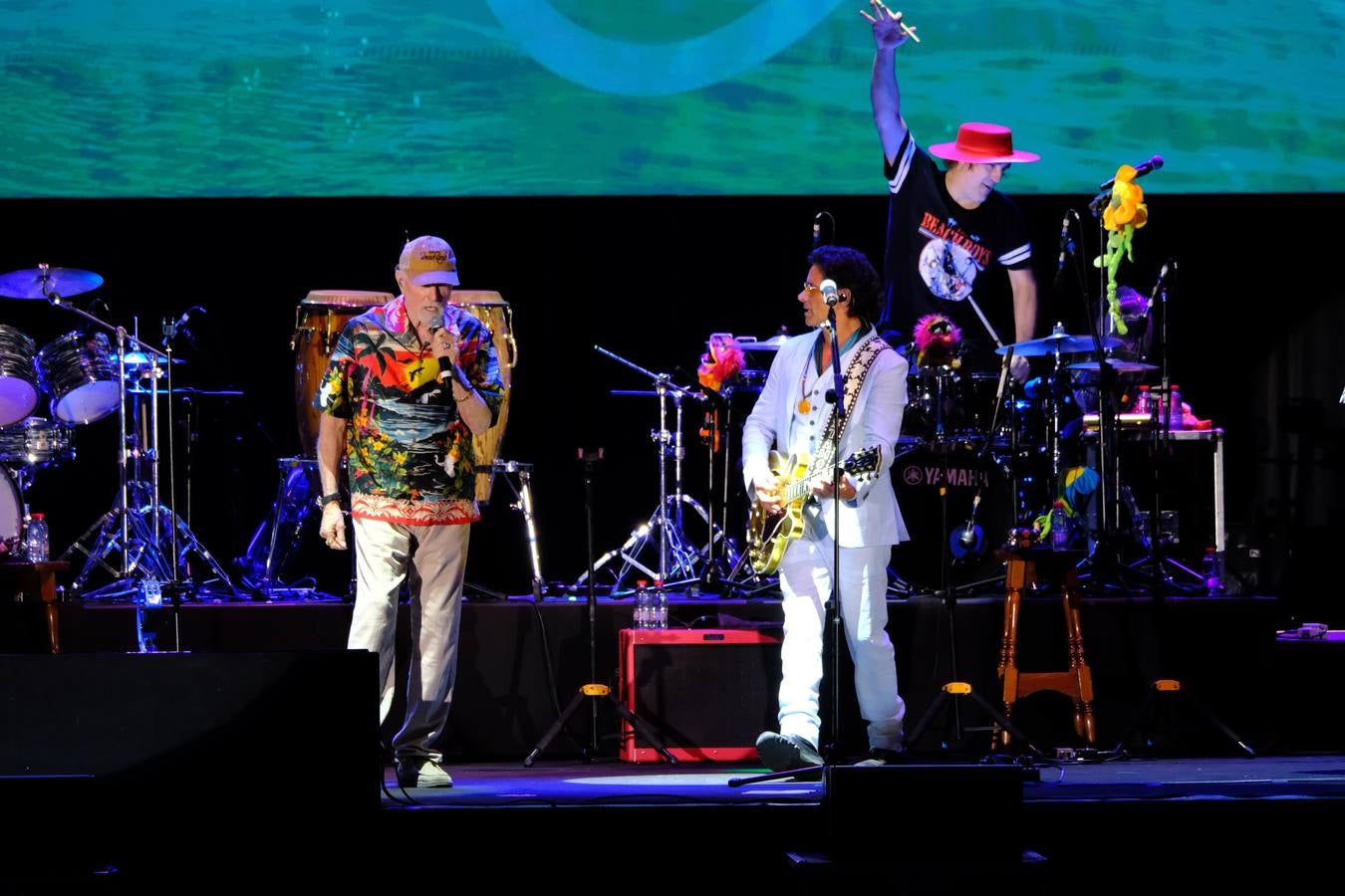 Un momento de la actuación de la banda The Beach Boys en Jerez