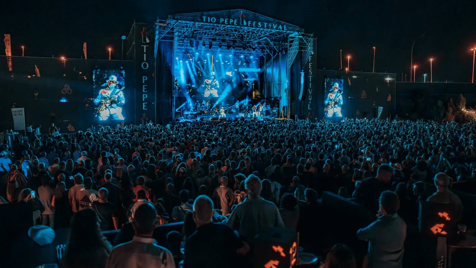 Concierto de Carlos Santana en el Tío Pepe Festival