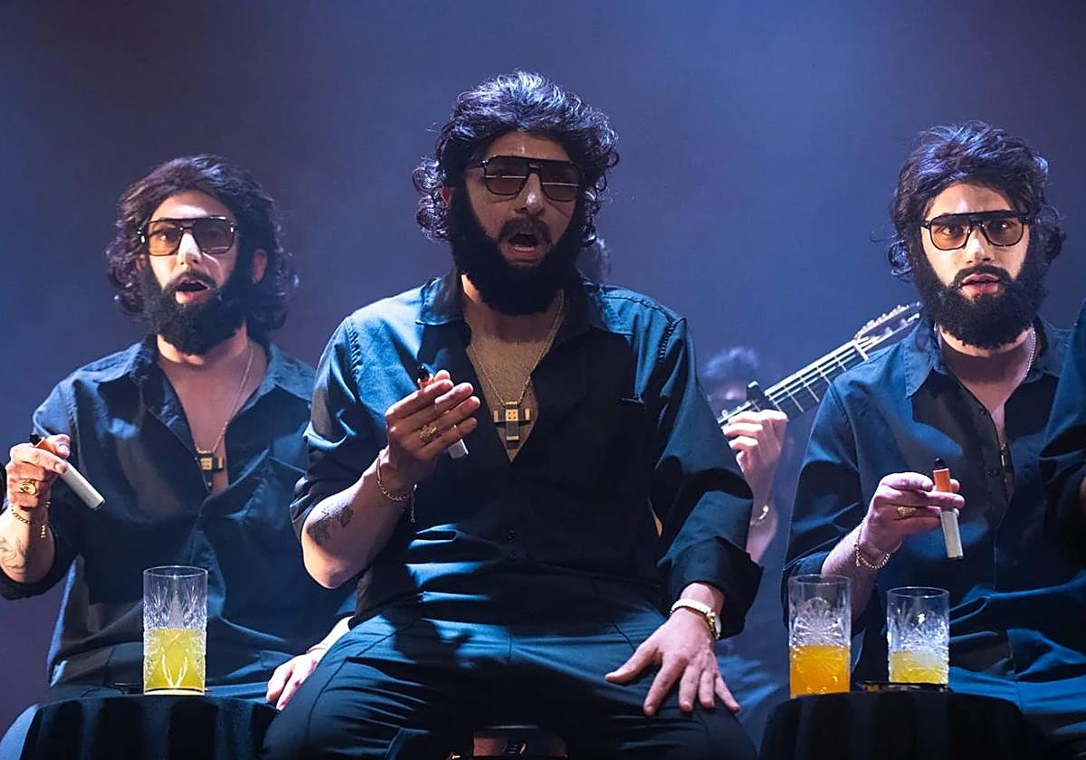 Actuación de 'Los Calaíta' en el Gran Teatro Falla