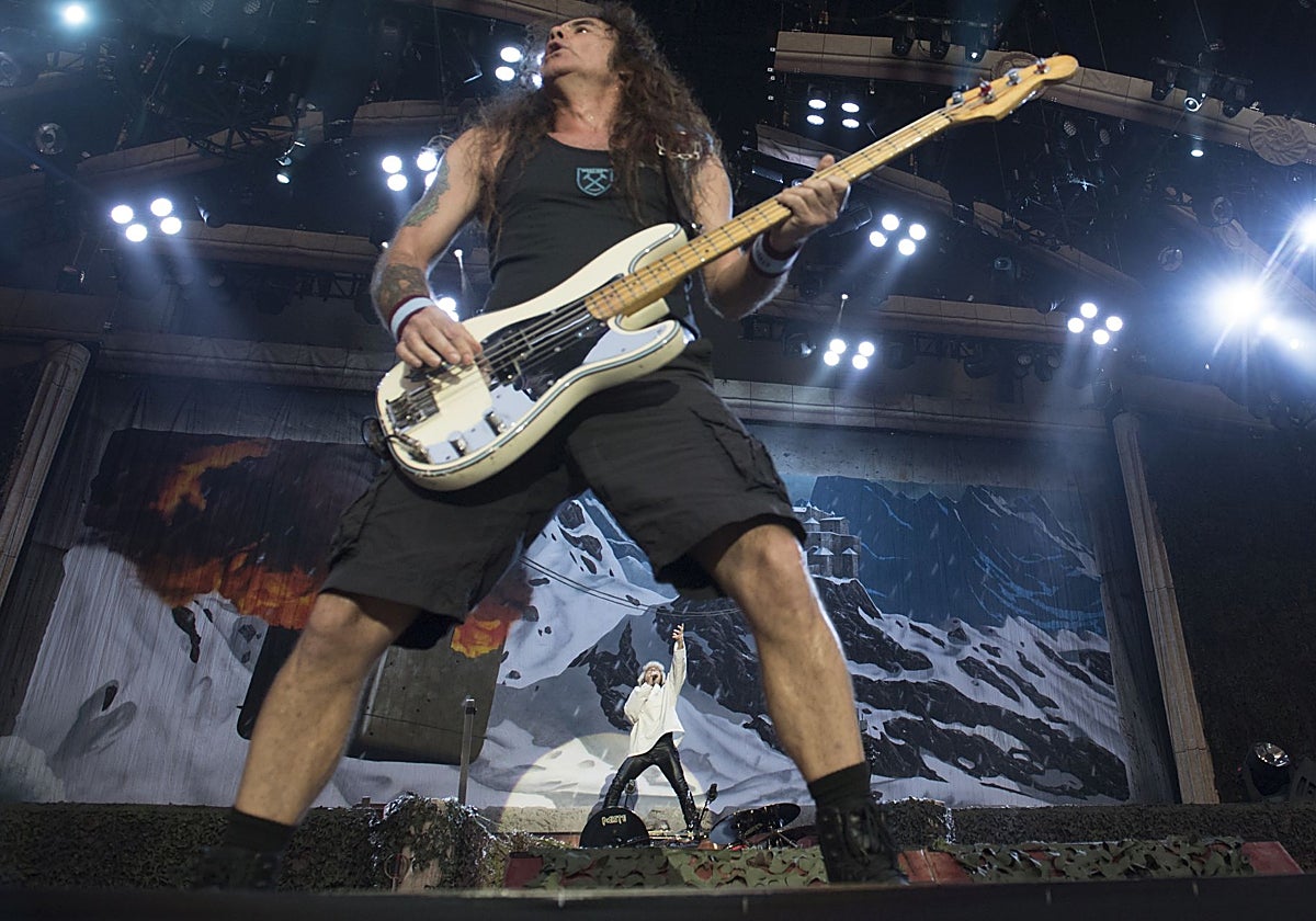 Steve Harris en una imagen de archivo de un concierto en 2018