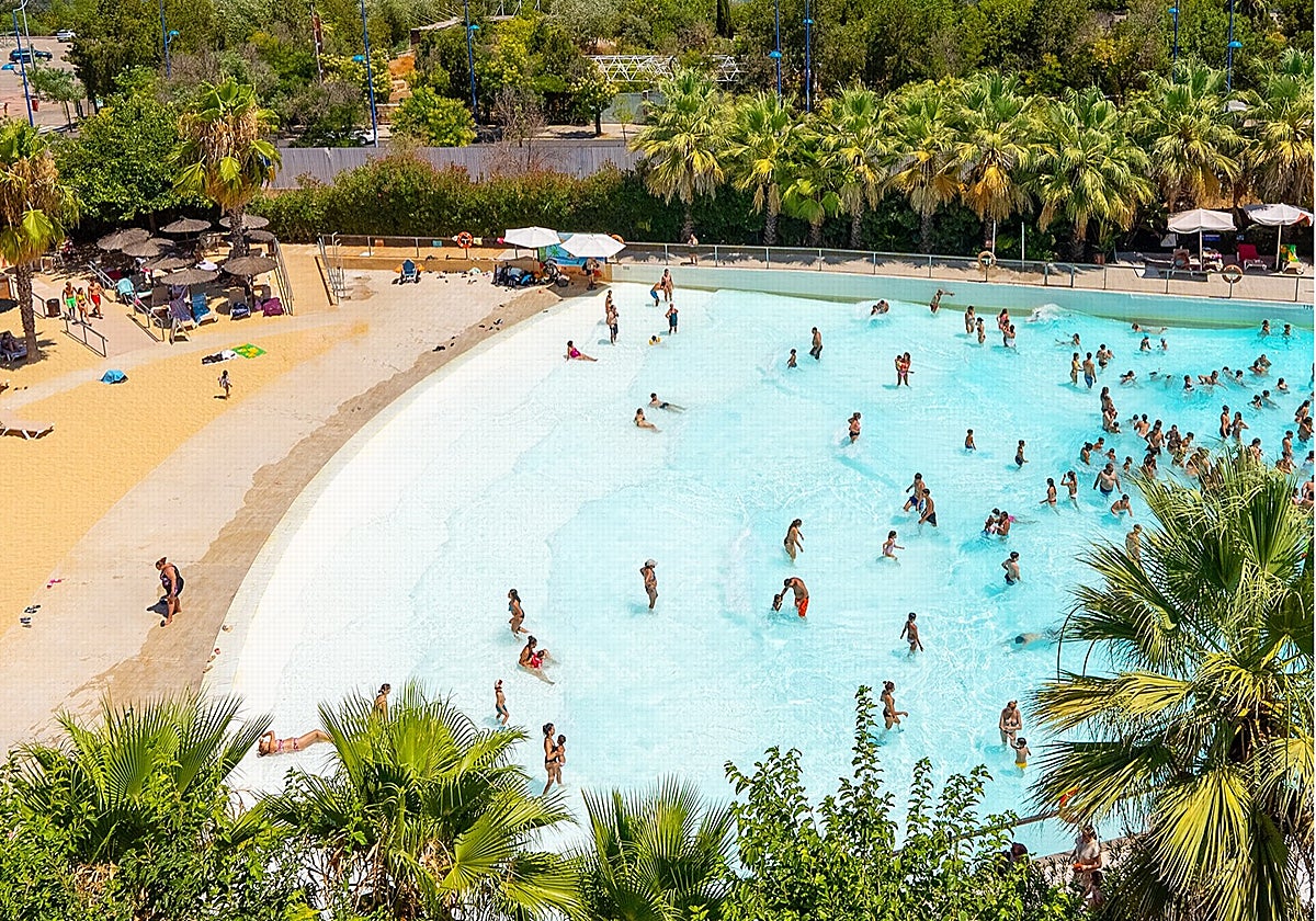 Playa Quetzal, una de las zonas de Agua Mágica en Isla Mágica