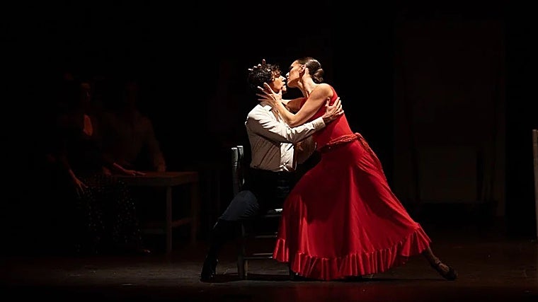 Una de las escenas de la obra