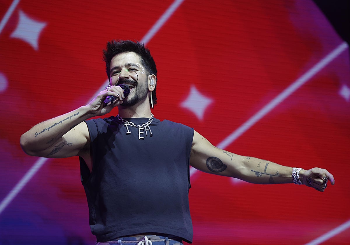 El colombiano durante su concierto en Sevilla