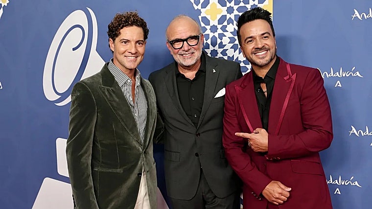 David Bisbal, Manuel ABud y Luis Fonsi