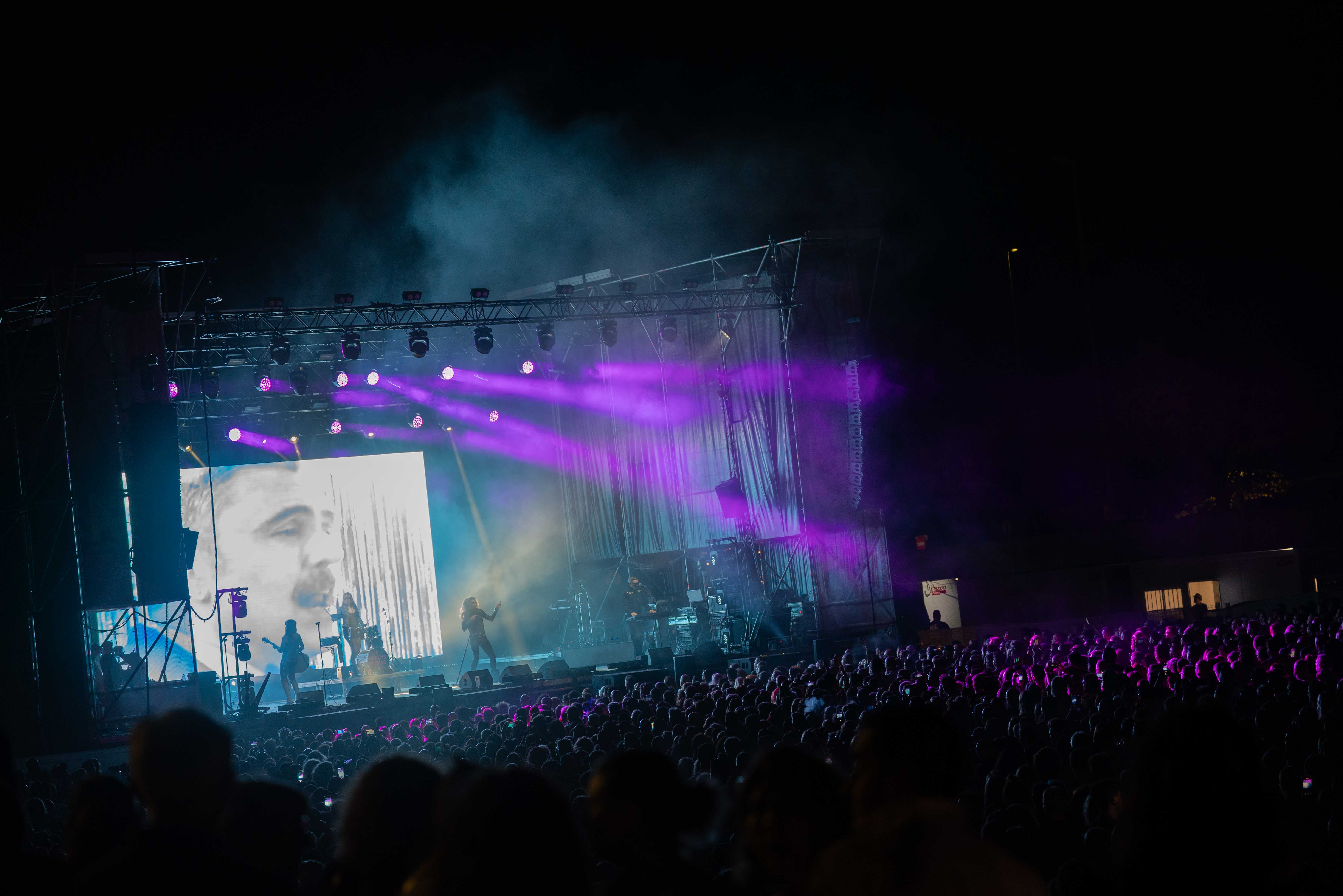 El concierto de Nancys Rubias y Fangoria en La Rinconada, en imágenes