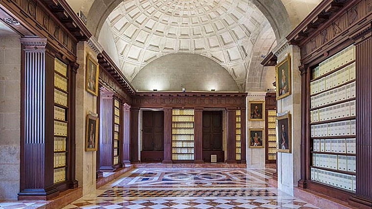 Interior del Archivo de Indias