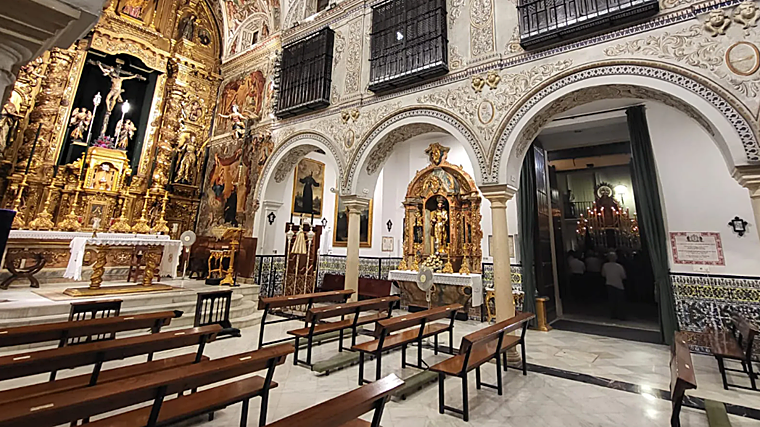 Interior de la Capilla del Dulce Nombre de Jesús