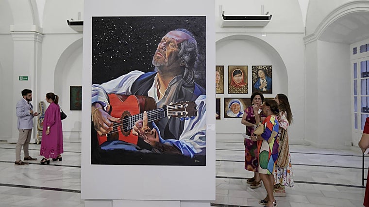 Sala con exposiciones en La Galería