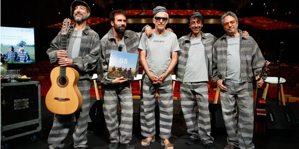 El G-5 caldea el ambiente antes de su concierto en Sevilla