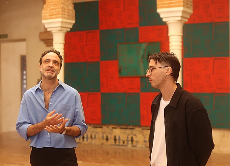 Los comisarios de la exposición, Rafa Barber Cortell y Enrique Fuenteblanca