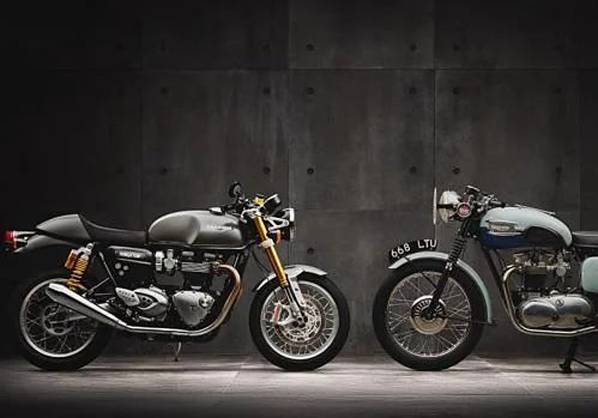 Dos motos Thruxton
