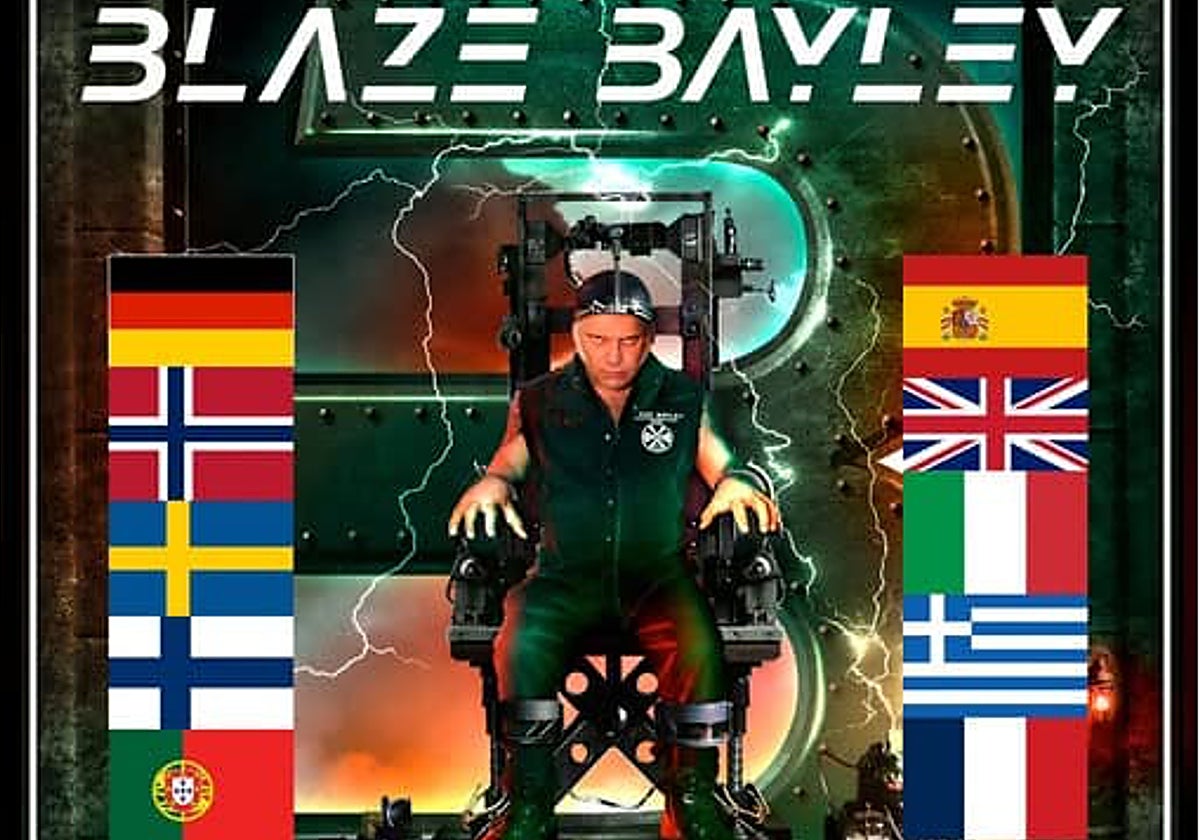 Cartel de promoción de la nueva gira de Blaze Bayley