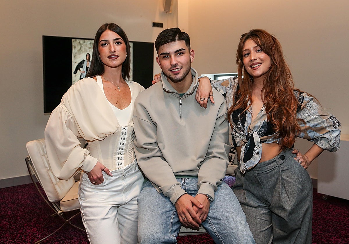 De izquierda a derecha: Pepa, Isidro y Palomy