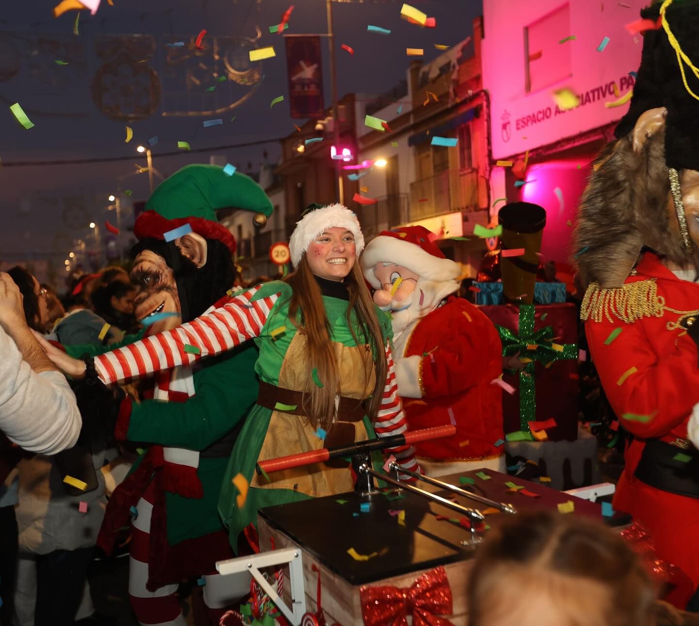 Ambiente navideño en La Algaba