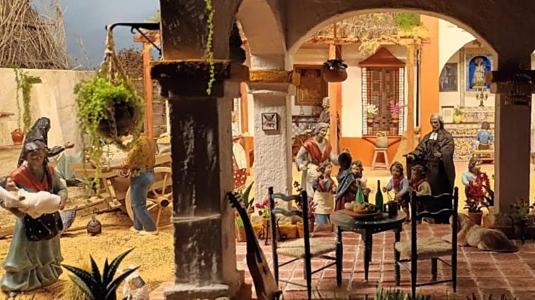 Escena del Belén de la Hermandad de la Sagrada Resurrección