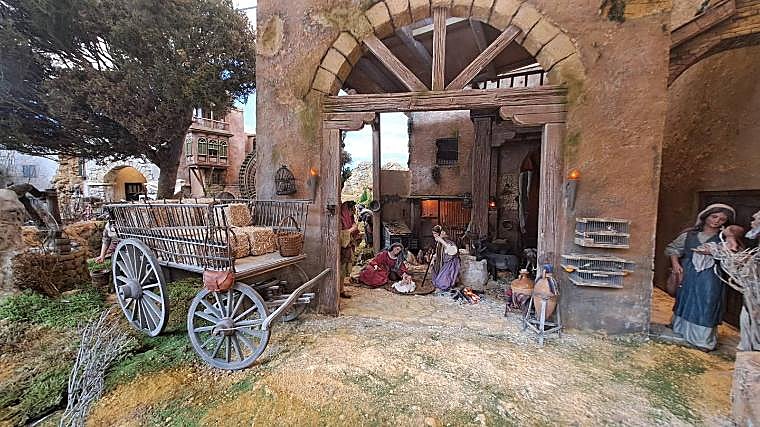 Belén artesanal del Centro Comercial Torre Sevilla