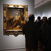 'Autorretrato vestido de cazador' de Joaquín Domínguez Bécquer