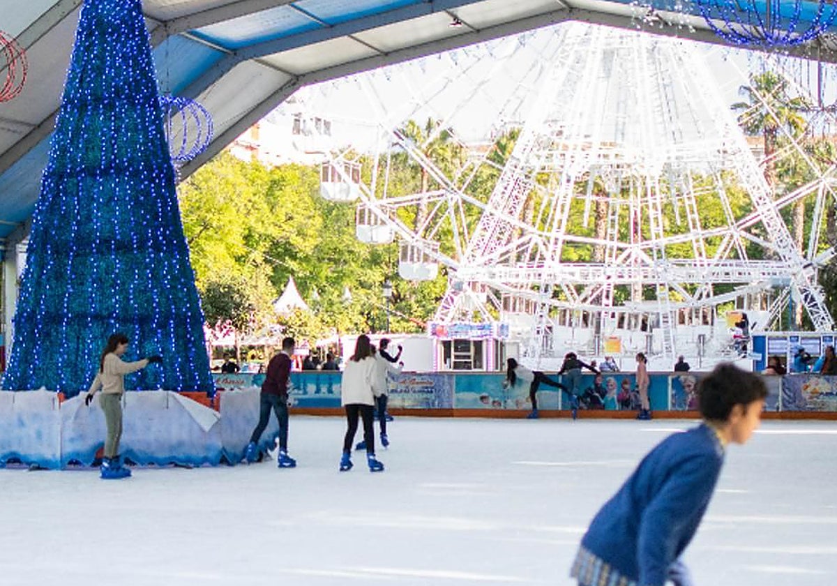Una de las pistas de patinaje en Sevilla