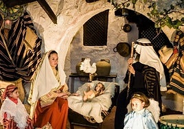 El Nacimiento del niño Jesús en uno de estos Belenes vivientes