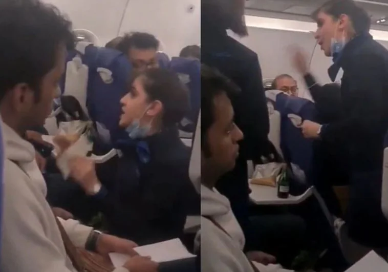 «No soy tu sirvienta»: la viral respuesta de una auxiliar de vuelo a un pasajero impaciente