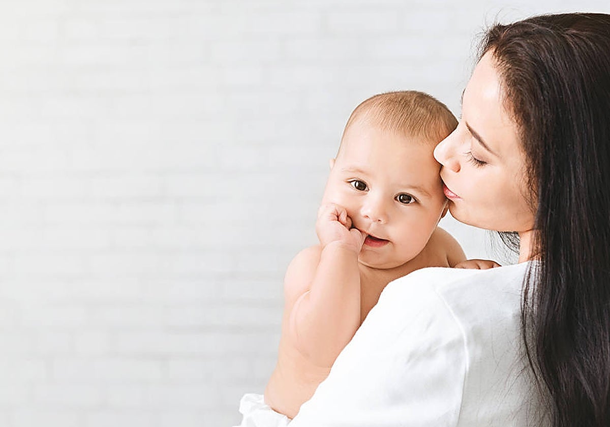 Una madre con un niño