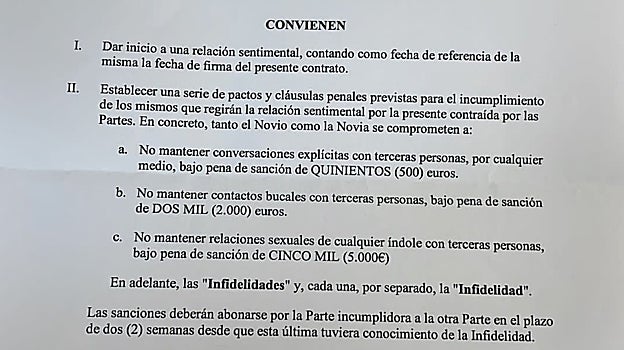 Contrato de noviazgo