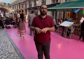 La versión de 'Callejeros Viajeros' en Lisboa que arrasa en redes: «Adoquines saltarines con la piel de dos mastines»