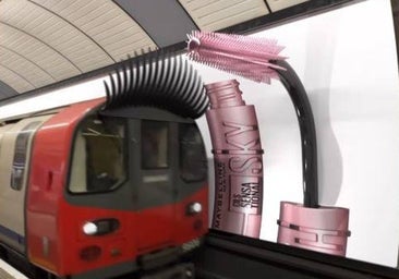 Sale a la luz la verdad tras la viral campaña de Maybelline en el Metro de Londres