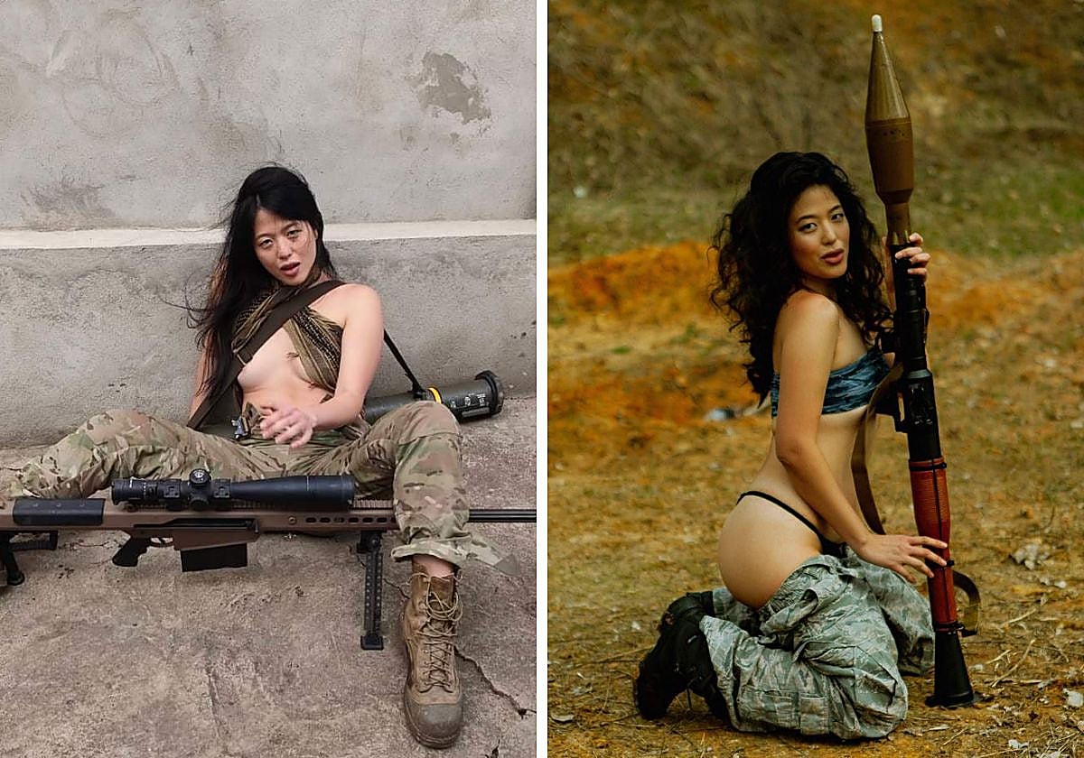 La modelo de OnlyFans se describe a sí misma como «una novia trotamundos, que ahora trabaja como voluntaria en Kharkiv»