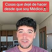 Tres cosas que un tiktoker ya no hace desde que es médico: algunas son muy comunes